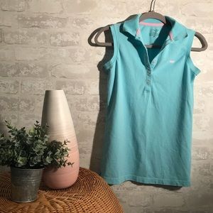 [v i n e y a r d . v i n e s] aqua polo tank top